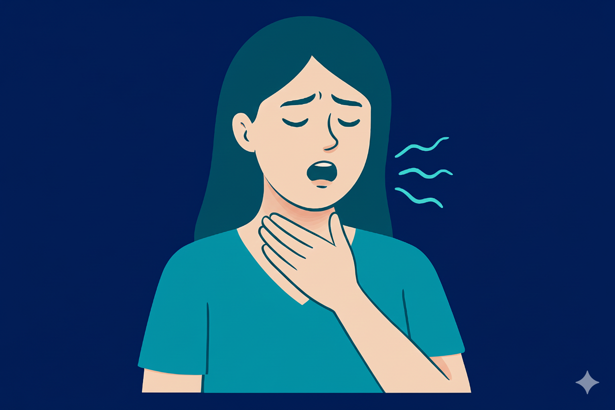 Hoarseness or voice changes
